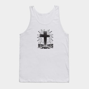 Jesus loves you - Christian saying Tank Top
